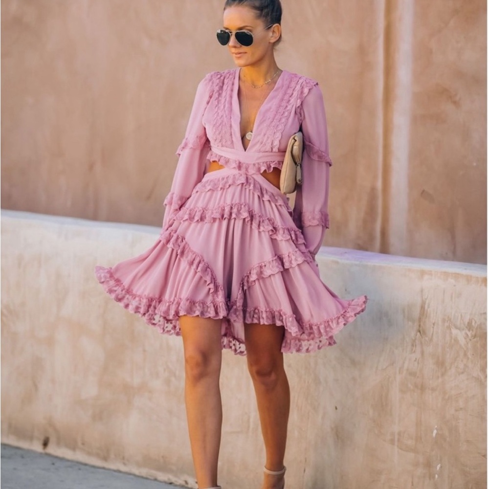Cartwheel Lacey cut out dress* Vici *